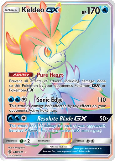 Keldeo-GX 240/236 Unified Minds
