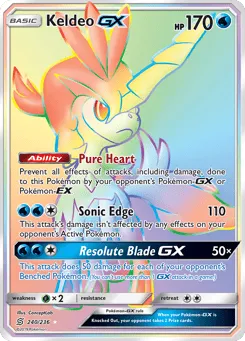 Keldeo-GX 240/236 Unified Minds