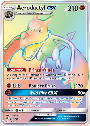 Aerodactyl-GX 244/236 Unified Minds
