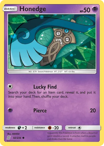 Honedge 92/236 Unified Minds