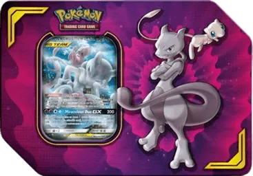 Unified Minds Power Partnership Tin - Mewtwo & Mew GX