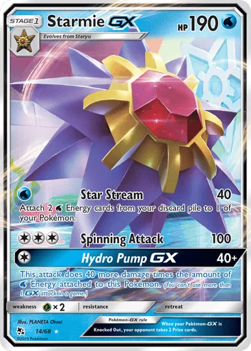 Starmie-GX 14/68 Hidden Fates