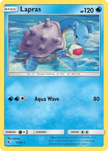 Lapras 17/68 Hidden Fates