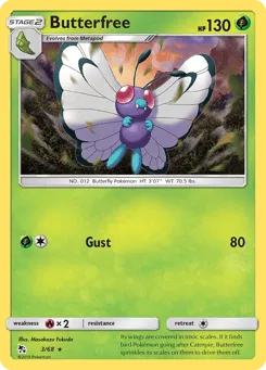 Butterfree 3/68 Hidden Fates