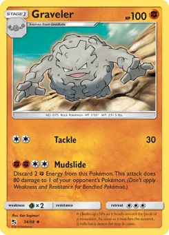 Graveler 34/68 Hidden Fates