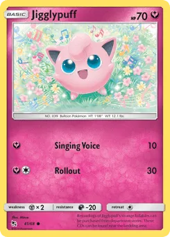 Jigglypuff 41/68 Hidden Fates