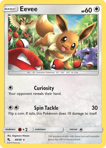 Eevee 48/68 Hidden Fates