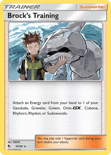 Brock's Training 55/68 Hidden Fates