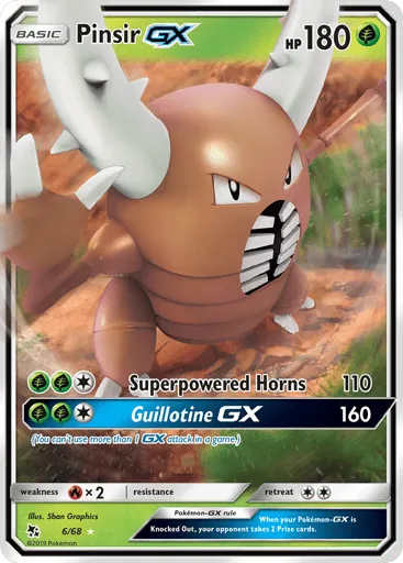 Pinsir-GX 6/68 Hidden Fates