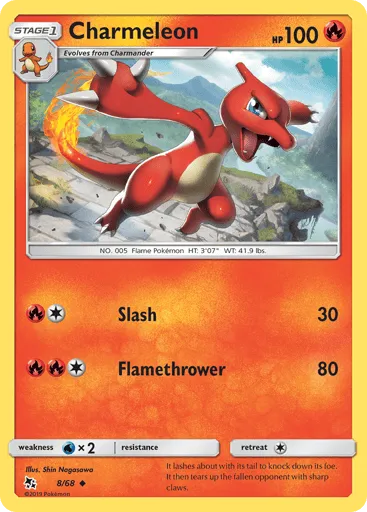Charmeleon 8/68 Hidden Fates