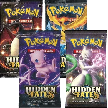 Hidden Fates Booster Pack Art Bundle (Set of 4)