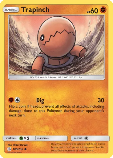 Trapinch 108/236 Cosmic Eclipse