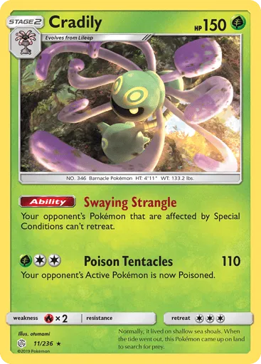 Cradily 11/236 Cosmic Eclipse
