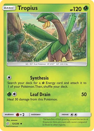 Tropius 12/236 Cosmic Eclipse