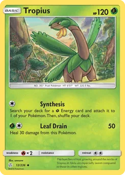 Tropius 12/236 Cosmic Eclipse