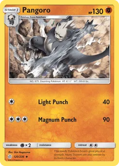 Pangoro 120/236 Cosmic Eclipse