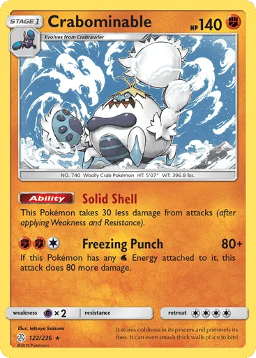 Crabominable 122/236 Cosmic Eclipse