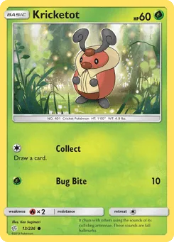 Kricketot 13/236 Cosmic Eclipse