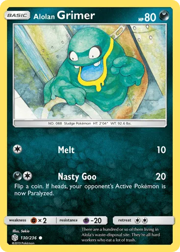 Alolan Grimer 130/236 Cosmic Eclipse