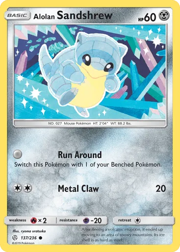 Alolan Sandshrew 137/236 Cosmic Eclipse