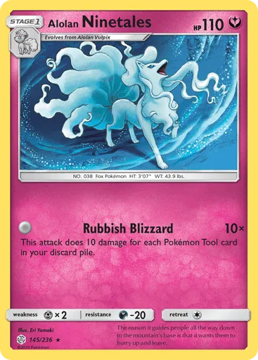 Alolan Ninetales 145/236 Cosmic Eclipse