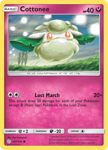 Cottonee 147/236 Cosmic Eclipse