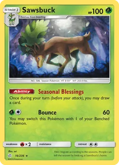 Sawsbuck 16/236 Cosmic Eclipse