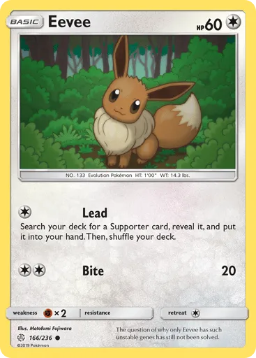 Eevee 166/236 Cosmic Eclipse