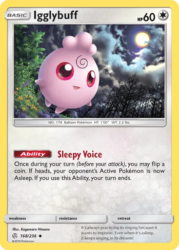 Igglybuff 168/236 Cosmic Eclipse