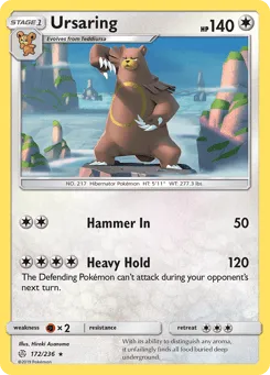 Ursaring 172/236 Cosmic Eclipse