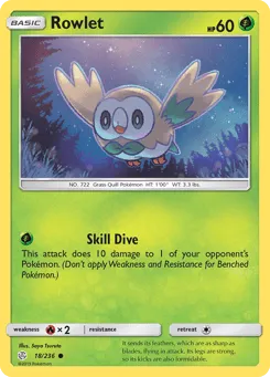 Rowlet 18/236 Cosmic Eclipse