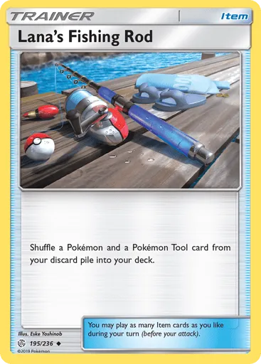 Lana's Fishing Rod 195/236 Cosmic Eclipse