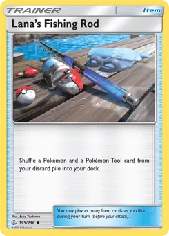 Lana's Fishing Rod 195/236 Cosmic Eclipse