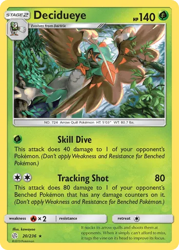 Decidueye 20/236 Cosmic Eclipse
