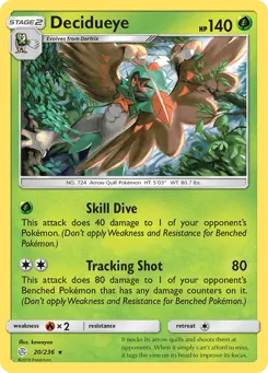 Decidueye 20/236 Cosmic Eclipse