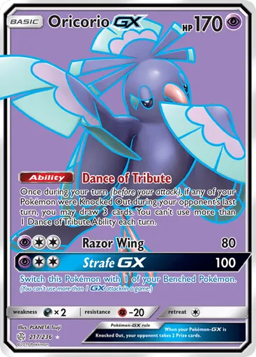 Oricorio-GX 217/236 Cosmic Eclipse
