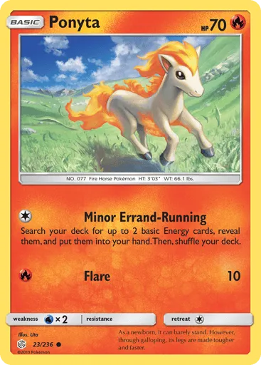 Ponyta 23/236 Cosmic Eclipse