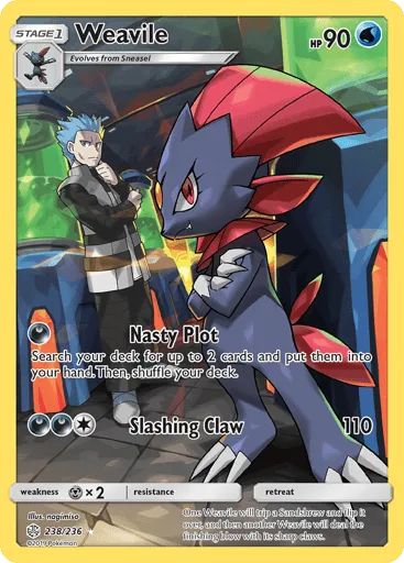 Weavile 238/236 Cosmic Eclipse