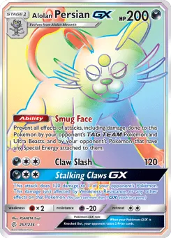 Alolan Persian-GX 257/236 Cosmic Eclipse