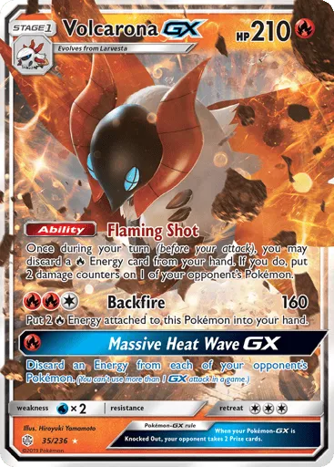 Volcarona-GX 35/236 Cosmic Eclipse