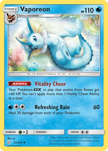 Vaporeon 42/236 Cosmic Eclipse