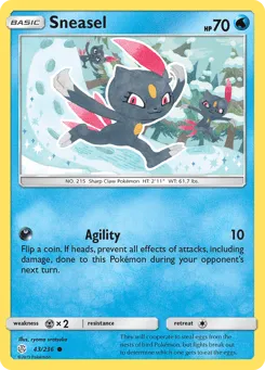 Sneasel 43/236 Cosmic Eclipse