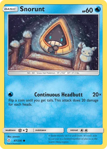 Snorunt 47/236 Cosmic Eclipse