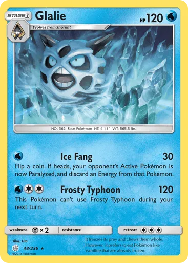 Glalie 48/236 Cosmic Eclipse