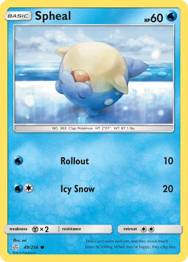 Spheal 49/236 Cosmic Eclipse
