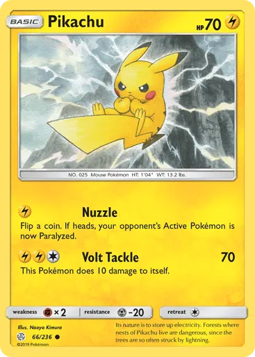 Pikachu 66/236 Cosmic Eclipse