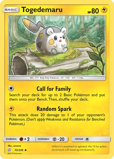 Togedemaru 73/236 Cosmic Eclipse