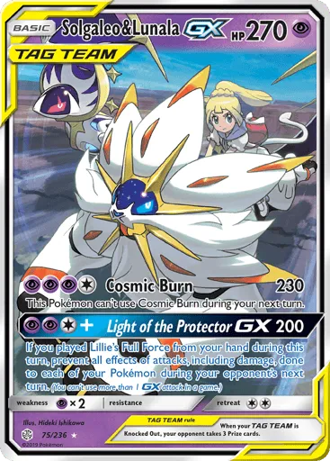 Solgaleo & Lunala-GX 75/236 Cosmic Eclipse