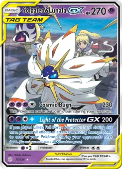 Solgaleo & Lunala-GX 75/236 Cosmic Eclipse