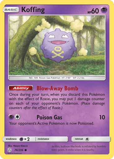 Koffing 76/236 Cosmic Eclipse